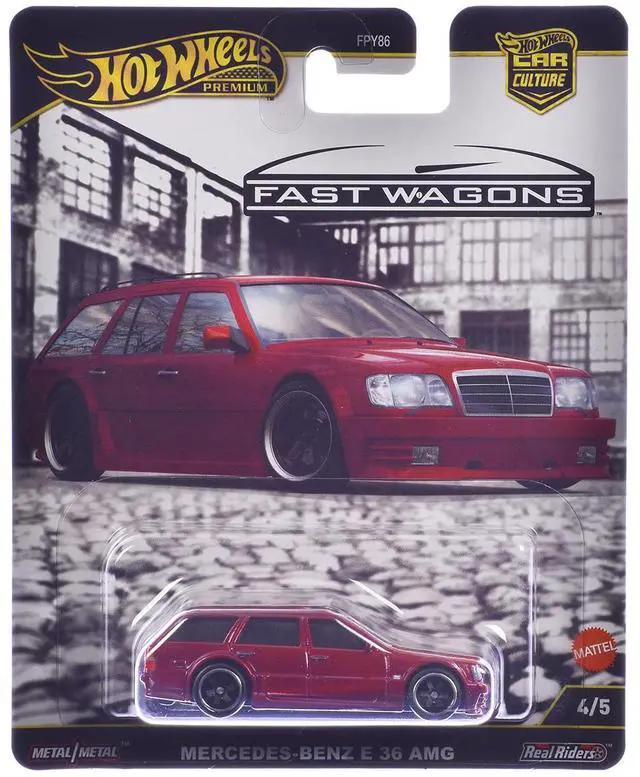 Alt view image 4 of 6 - "Fast Wagons" 5 piece Set "Car Culture" 2024 Series J Die Cast Model Cars by Hot Wheels