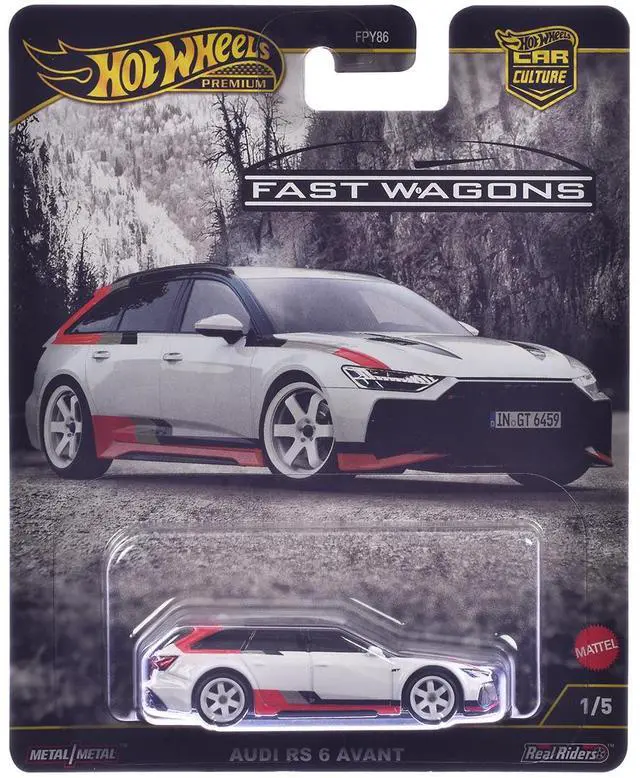 Alt view image 6 of 6 - "Fast Wagons" 5 piece Set "Car Culture" 2024 Series J Die Cast Model Cars by Hot Wheels