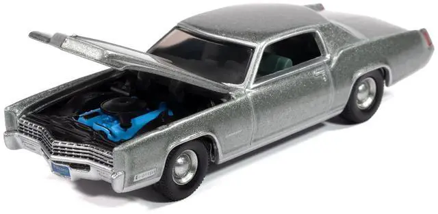 Alt view image 3 of 6 - 1967 Cadillac Eldorado Crystal Firemist Metallic with Green Interior "Luxury Cruisers" 1/64 Diecast Model Cars by Auto World