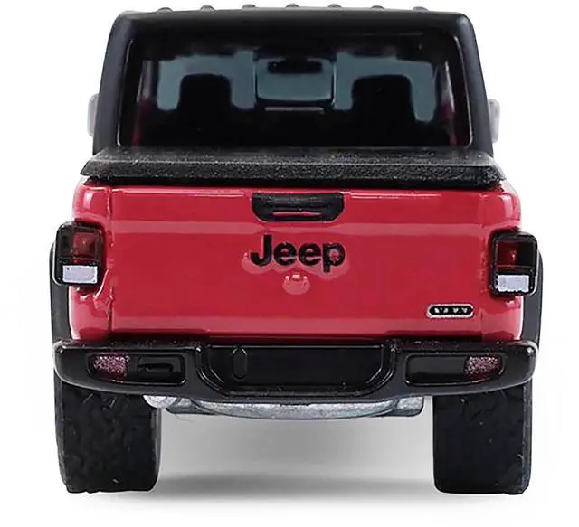 Alt view image 5 of 6 - 2024 Jeep Gladiator Pickup Truck Tuscadero Pink with Black Top "Showroom Floor" Series 7 1/64 Diecast Model Cars by Greenlight