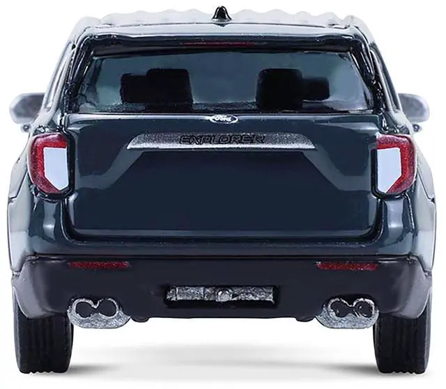Alt view image 4 of 4 - 2024 Ford Explorer Stone Blue "Showroom Floor" Series 7 1/64 Diecast Model Cars by Greenlight