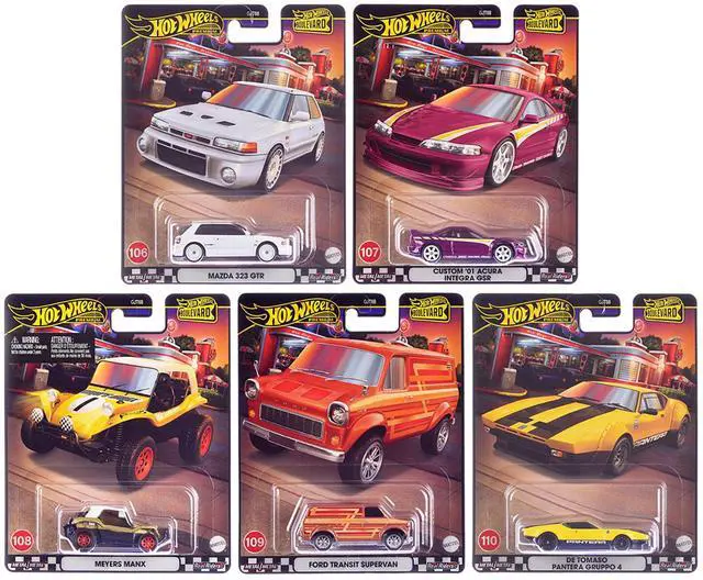 Main image of "Boulevard 106-110" 5 piece Set "Premium" 2024 Series Die cast Model Cars by Hot Wheels