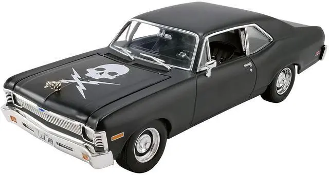 Main image of 1971 Chevrolet Nova Matt Black "Death Proof" (2007) Movie Limited Edition to 792 pieces Worldwide 1/18 Diecast Model Car by GMP