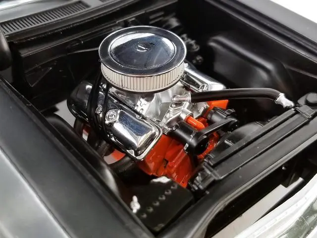 Alt view image 2 of 6 - 1971 Chevrolet Nova Matt Black "Death Proof" (2007) Movie Limited Edition to 792 pieces Worldwide 1/18 Diecast Model Car by GMP