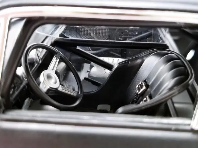 Alt view image 3 of 6 - 1971 Chevrolet Nova Matt Black "Death Proof" (2007) Movie Limited Edition to 792 pieces Worldwide 1/18 Diecast Model Car by GMP