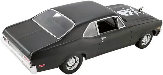 Alt view image 5 of 6 - 1971 Chevrolet Nova Matt Black "Death Proof" (2007) Movie Limited Edition to 792 pieces Worldwide 1/18 Diecast Model Car by GMP