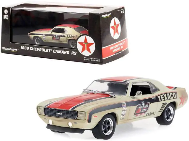 Main image of 1969 Chevrolet Camaro RS #18 "Texaco" "OPTIMA Street Car: GTV Class" (2021) (Raced Version) 1/43 Diecast Model Car made by Greenlight