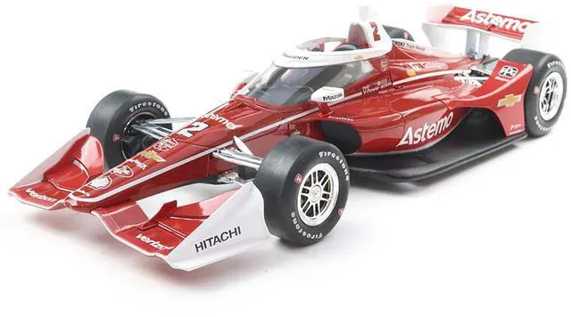 Alt view image 6 of 6 - Dallara IndyCar #2 Josef Newgarden "Astemo" Team Penske "NTT IndyCar Series" (2025) 1/18 Diecast Model by IXO Models