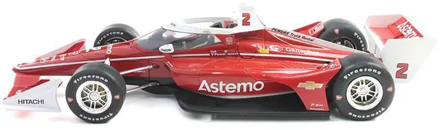 Alt view image 2 of 6 - Dallara IndyCar #2 Josef Newgarden "Astemo" Team Penske "NTT IndyCar Series" (2025) 1/18 Diecast Model by IXO Models