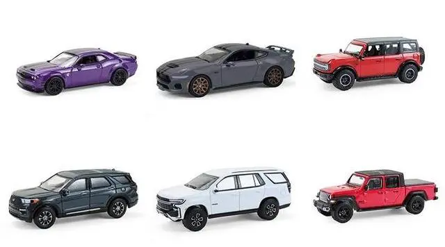 Alt view image 2 of 6 - "Showroom Floor" Series 7 Set of 6 Cars diecast model cars by Greenlight 1/64 Diecast Model Cars by Greenlight