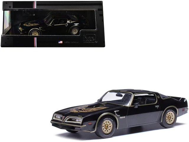 Main image of 1977 Pontiac Trans Am Starlight Black with Hood Graphics 1/43 Diecast Model Car by IXO Models