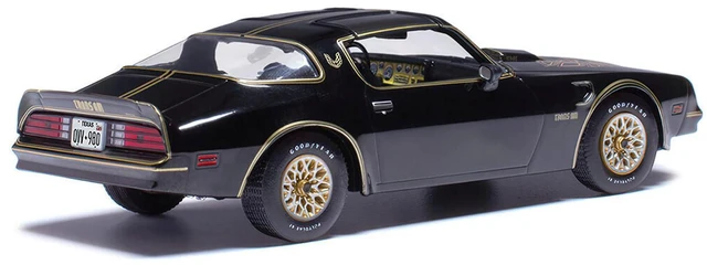 Alt view image 3 of 6 - 1977 Pontiac Trans Am Starlight Black with Hood Graphics 1/43 Diecast Model Car by IXO Models