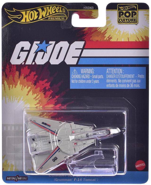 Main image of Grumman F-14 Tomcat Aircraft Combat Jet Skystriker "GI Joe" "Pop Culture" Series Diecast Model Car by Hot Wheels