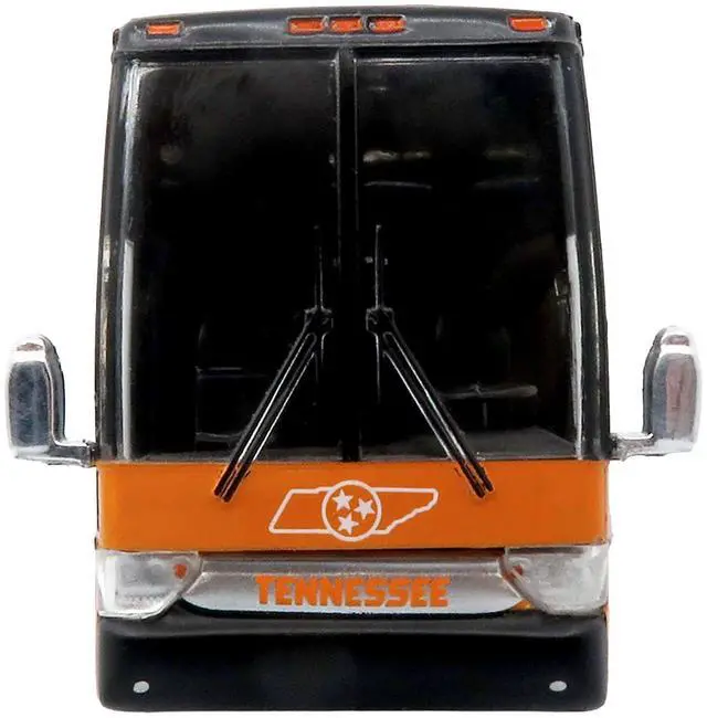 Alt view image 4 of 6 - Van Hool TX-45 Motorcoach Bus "Premier Transportation" Orange and Black 1/87 (HO) Scale Diecast Model by Iconic Replicas