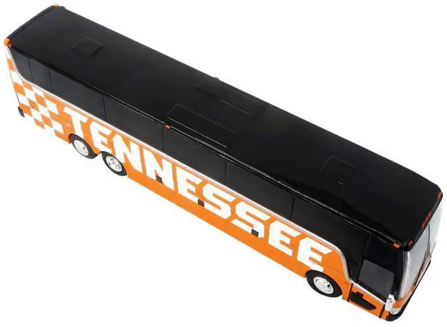 Alt view image 6 of 6 - Van Hool TX-45 Motorcoach Bus "Premier Transportation" Orange and Black 1/87 (HO) Scale Diecast Model by Iconic Replicas