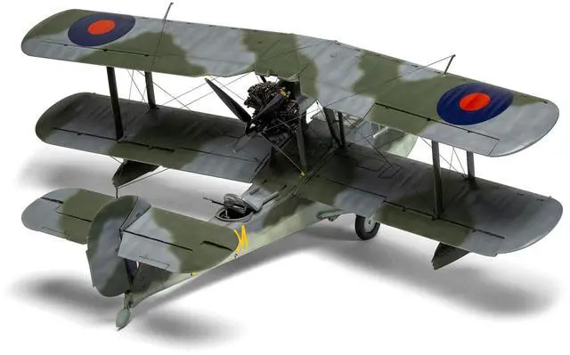 Alt view image 3 of 6 - Level 3 Model Kit Supermarine Walrus Mk.I Aircraft with 3 Scheme Options 1/48 Plastic Model Kit by Airfix