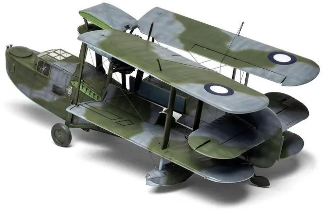 Alt view image 5 of 6 - Level 3 Model Kit Supermarine Walrus Mk.I Aircraft with 3 Scheme Options 1/48 Plastic Model Kit by Airfix