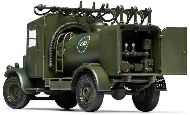 Alt view image 6 of 6 - Level 2 Model Kit of Albion 3-Point Fueller Truck 1/48 Plastic Model kit by Airfix