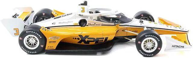 Alt view image 2 of 6 - Dallara IndyCar #3 Scott McLaughlin "XPEL" Team Penske "NTT IndyCar Series" (2025) 1/18 Diecast Model Car by IXO Models