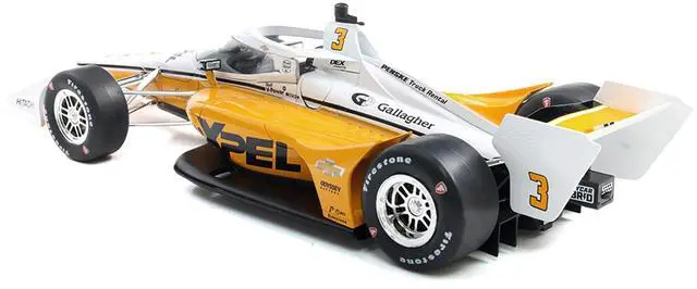 Alt view image 3 of 6 - Dallara IndyCar #3 Scott McLaughlin "XPEL" Team Penske "NTT IndyCar Series" (2025) 1/18 Diecast Model Car by IXO Models