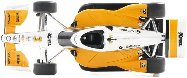 Alt view image 6 of 6 - Dallara IndyCar #3 Scott McLaughlin "XPEL" Team Penske "NTT IndyCar Series" (2025) 1/18 Diecast Model Car by IXO Models