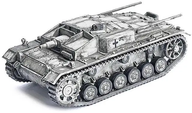 Alt view image 5 of 6 - Germany StuG. III Ausf.E Tank Winter Camouflage "StuG.Abt. 202, Russia" (1942) 1/72 Plastic Model by Dragon Models