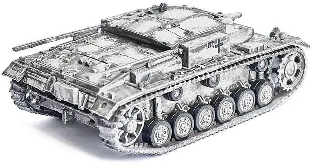 Alt view image 2 of 6 - Germany StuG. III Ausf.E Tank Winter Camouflage "StuG.Abt. 202, Russia" (1942) 1/72 Plastic Model by Dragon Models