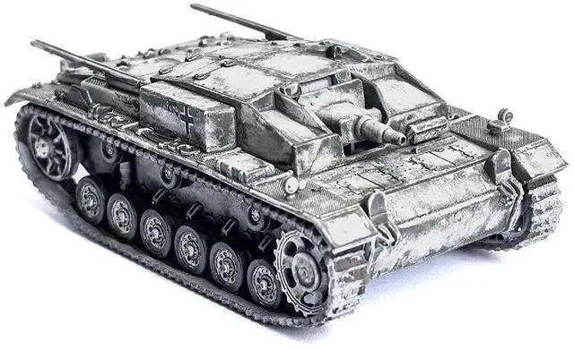 Alt view image 3 of 6 - Germany StuG. III Ausf.E Tank Winter Camouflage "StuG.Abt. 202, Russia" (1942) 1/72 Plastic Model by Dragon Models