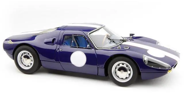 Main image of Porsche 904 Carrera GTS Dark Blue with White Stripe "Bonhams Scottsdale Auction 2017" Limited Ed 1/18 Diecast Model Car by CMC