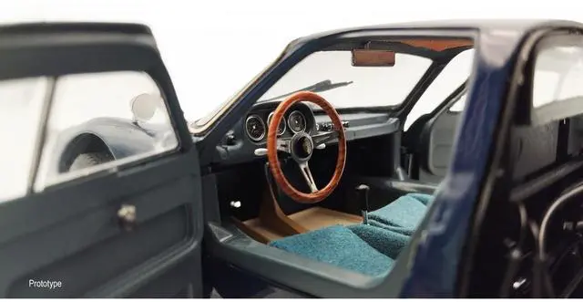 Alt view image 3 of 6 - Porsche 904 Carrera GTS Dark Blue with White Stripe "Bonhams Scottsdale Auction 2017" Limited Ed 1/18 Diecast Model Car by CMC