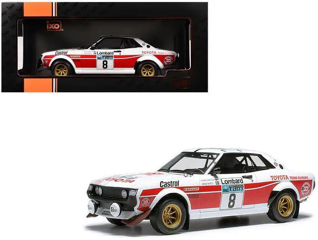Main image of Toyota Celica 2000 GT (RA21) #8 Hannu Mikkola - Arne Hertz 2nd Place "RAC Rally" (1977) 1/18 Diecast Model Car by IXO Models