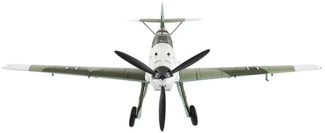 Alt view image 3 of 6 - Messerschmitt Bf 109E-3 Fighter Aircraft "Yellow 15, France" (1940) German Luftwaffe 1/48 Diecast Model by Hobby Master.