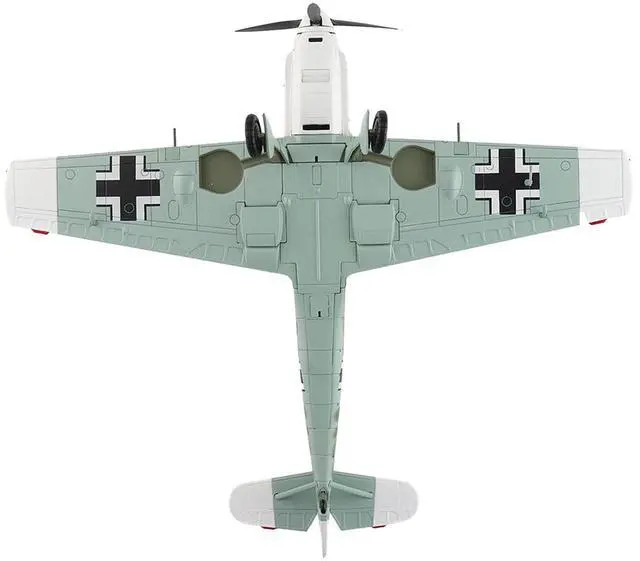 Alt view image 5 of 6 - Messerschmitt Bf 109E-3 Fighter Aircraft "Yellow 15, France" (1940) German Luftwaffe 1/48 Diecast Model by Hobby Master.