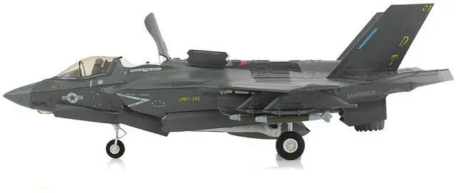 Alt view image 2 of 6 - Lockheed F-35B Lightning II Aircraft "VMFA-242 Bats, Iwakuni, Japan" (2024) US Marine Corps 1/72 Diecast Model by Hobby Master.