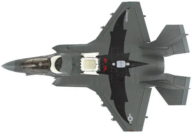 Alt view image 4 of 6 - Lockheed F-35B Lightning II Aircraft "VMFA-242 Bats, Iwakuni, Japan" (2024) US Marine Corps 1/72 Diecast Model by Hobby Master.