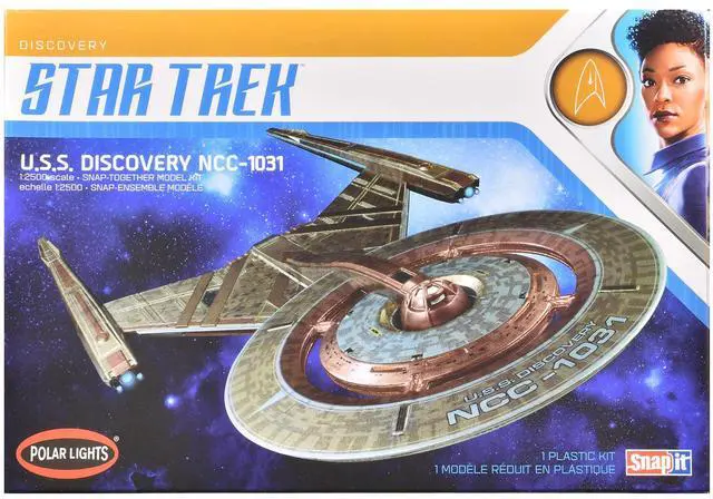 Main image of U.S.S. Discovery NCC-1031 Spacecraft "Star Trek: Discovery" (2017-2024) (Skill 2) 1/2500 Plastic Sap Model Kit by Polar Lights