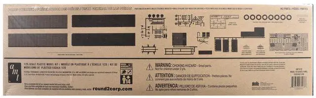 Alt view image 4 of 4 - Skill 3 Model Kit Fruehauf FB Beaded Panel Van Trailer 1/25 Scale Model by AMT