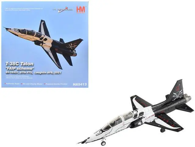 Main image of Northrop T-38C Talon Aircraft "FAIP Scheme, 87th FTS, Laughlin AFB" (2021) US Air Force 1/72 Diecast Model by Hobby Master.
