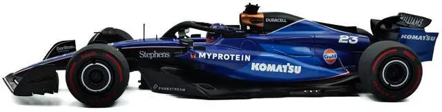 Alt view image 2 of 6 - Williams FW46 #23 Alex Albon "Williams Racing" F1 Saudi Arabian GP (2024) "Competition" Series 1/18 Diecast Model Car by Solido