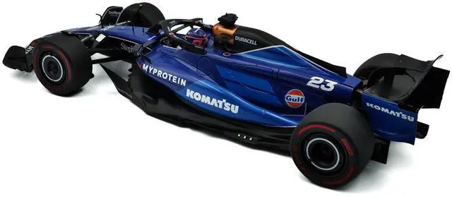 Alt view image 3 of 6 - Williams FW46 #23 Alex Albon "Williams Racing" F1 Saudi Arabian GP (2024) "Competition" Series 1/18 Diecast Model Car by Solido