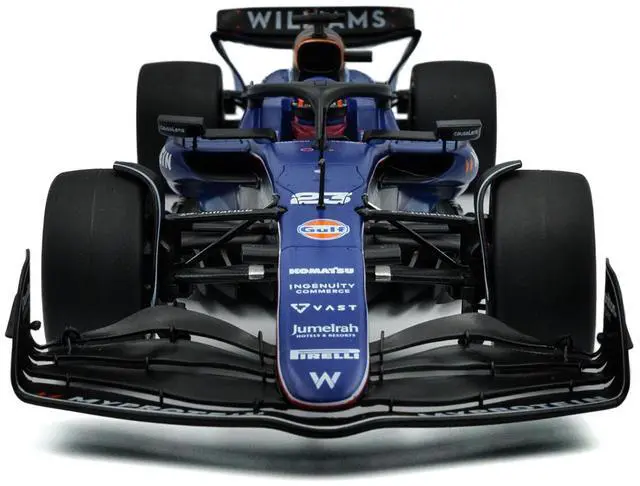 Alt view image 5 of 6 - Williams FW46 #23 Alex Albon "Williams Racing" F1 Saudi Arabian GP (2024) "Competition" Series 1/18 Diecast Model Car by Solido