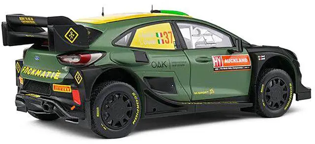 Alt view image 6 of 6 - Ford Puma Rally1 Hybrid #37 "Rally New Zealand" (2022) "Competition" 1/18 Diecast Model Car by Solido