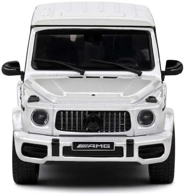 Alt view image 4 of 6 - 2022 Mercedes-Benz AMG G63 Diamond White Metallic with Graphics 1/43 Diecast Model Car by Solido