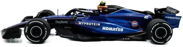 Alt view image 2 of 6 - Williams FW46 #2 "Williams Racing" Formula One F1 Saudi Arabian GP (2024) "Competition" Series 1/18 Diecast Model Car by Solido