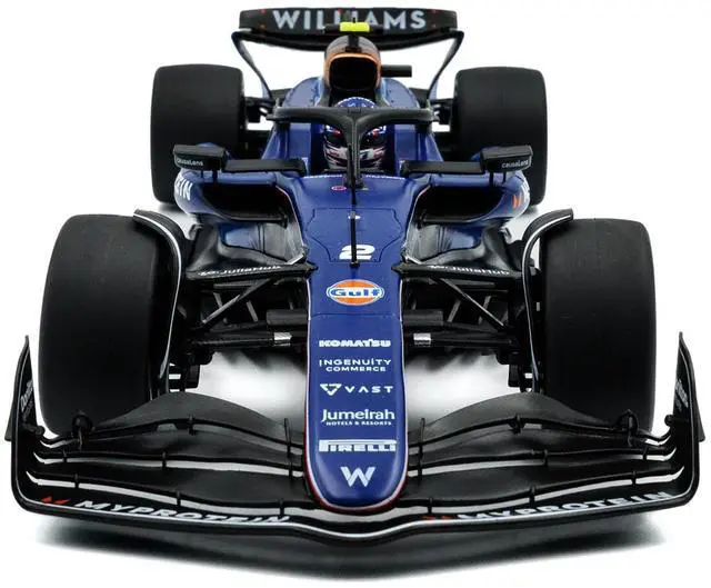 Alt view image 5 of 6 - Williams FW46 #2 "Williams Racing" Formula One F1 Saudi Arabian GP (2024) "Competition" Series 1/18 Diecast Model Car by Solido