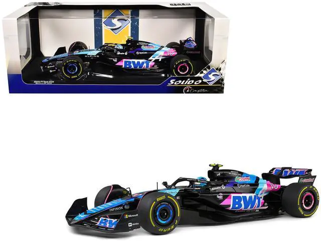Main image of Alpine A524 #10 Pierre Gasly "BWT" Formula One F1 Monaco GP (2024) "Competition" Series 1/18 Diecast Model Car by Solido