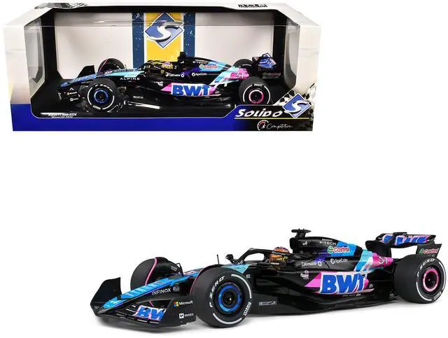 Main image of Alpine A524 #31 Esteban Ocon "BWT" Formula One F1 Miami GP (2024) "Competition" Series 1/18 Diecast Model Car by Solido