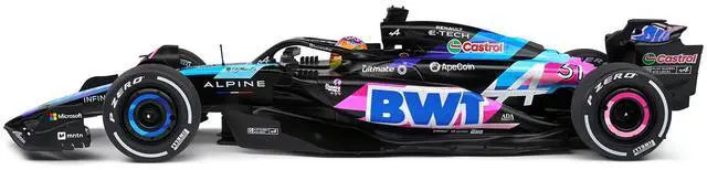 Alt view image 2 of 6 - Alpine A524 #31 Esteban Ocon "BWT" Formula One F1 Miami GP (2024) "Competition" Series 1/18 Diecast Model Car by Solido