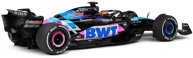 Alt view image 3 of 6 - Alpine A524 #31 Esteban Ocon "BWT" Formula One F1 Miami GP (2024) "Competition" Series 1/18 Diecast Model Car by Solido