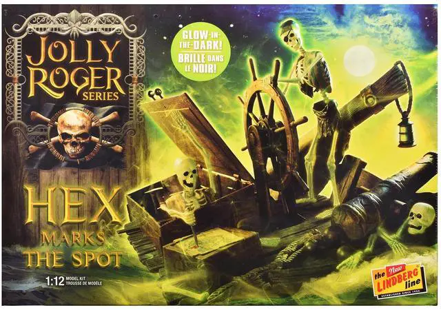 Main image of Skill 2 Jolly Roger Series "Hex Marks the Spot" Diorama Set 1/12 Plastic Model Kit by Lindberg
